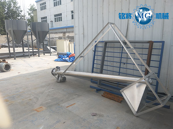 干粉砂漿設備選用螺旋輸送機還是斗式提升機？